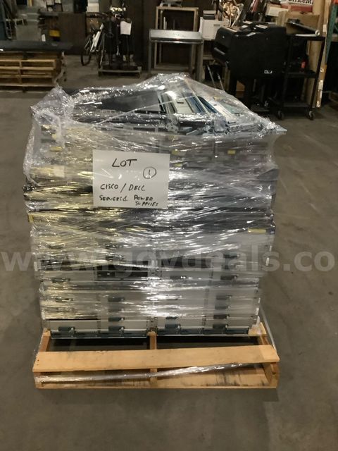 Lot of used Cisco and Dell servers