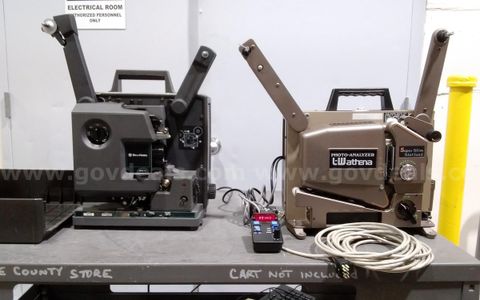 Lot of (2) 16mm film projectors