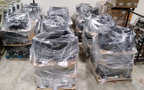 Lot of (11) pallets of used computer monitors