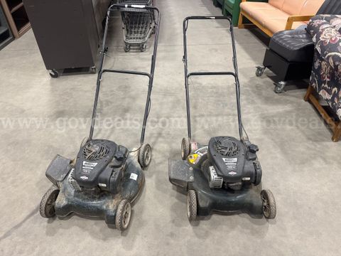 Two Bolens 20" Push Mowers