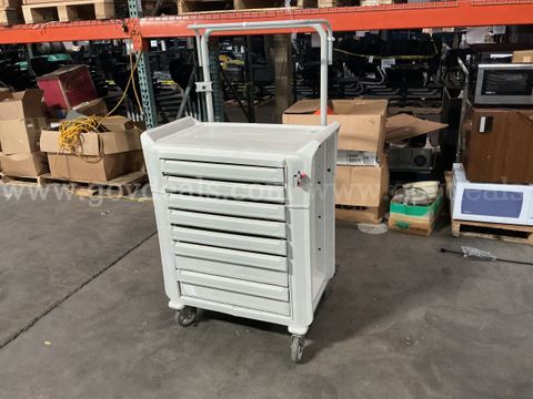 Rolling Multi Drawer Cabinet.