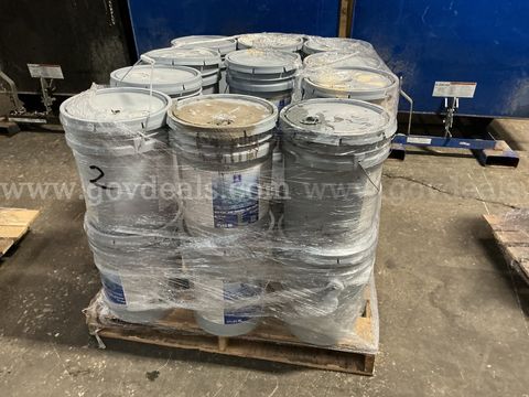23 - Partial 5 - Gallon Buckets of Paint