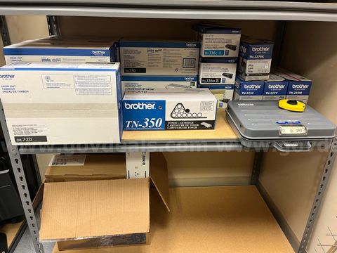 Lot of (15) Various Brother Printer Supplies