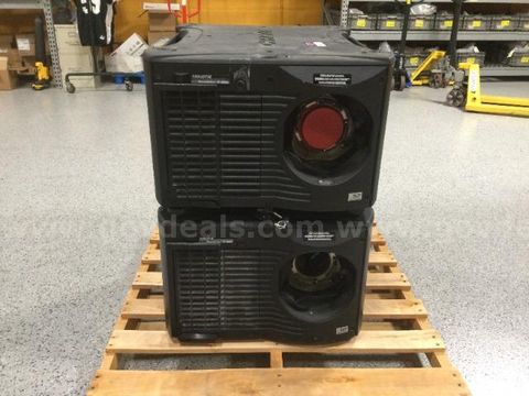2 Christie Roadster S+20K DLP Projectors - Untested