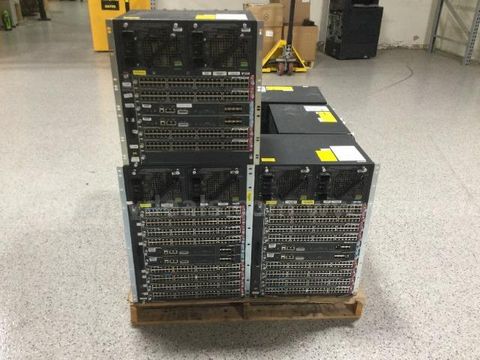Lot of 8 Cisco Catalyst Chasis - Untested