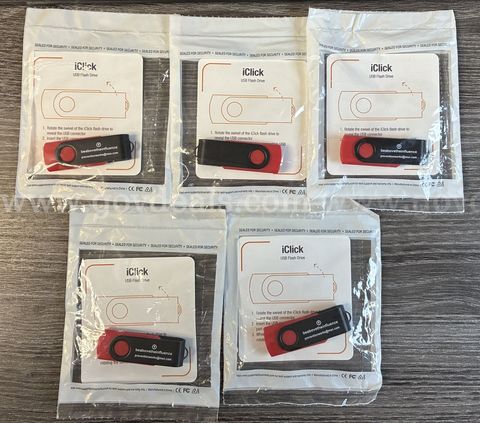 iCLICK USB FLASH DRIVE LOT
