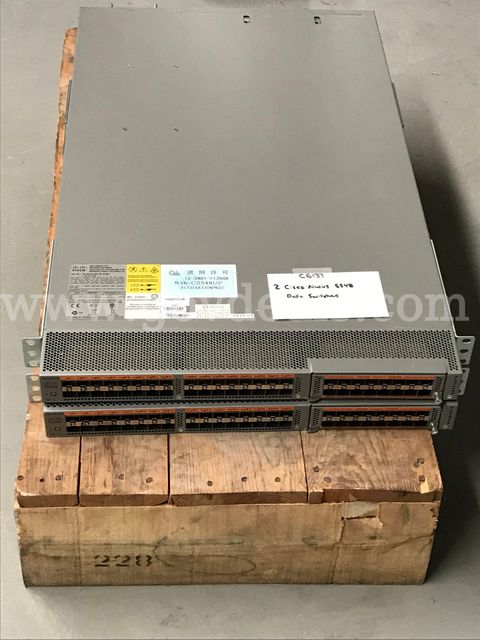 2 Cisco Nexus 5548 Data Switches