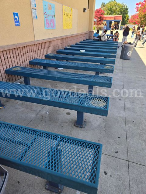 Various Outdoor Furniture - School Tables & Benches