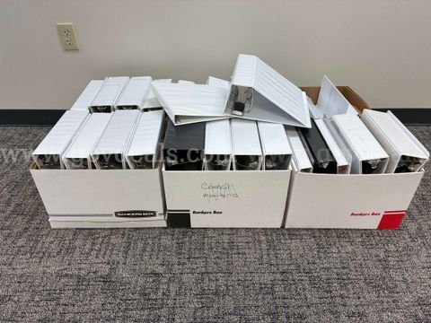 Lot of 42 Binders