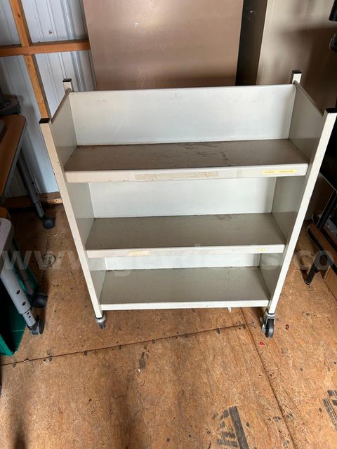 Metal rolling shelf