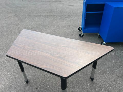 Student trapezoid table