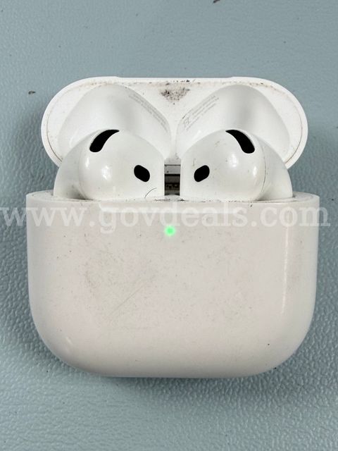 Apple AirPods Gen 4 with Charging Case, Model: A3058 (Powers On)