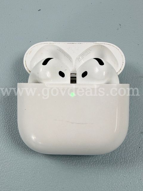 Apple AirPods Gen 4 with Charging Case, Model: A3058 (Powers On)