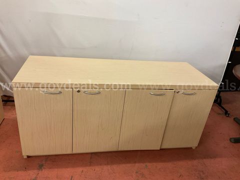 Office Storage Credenza (L) 65" x (D) 23.5" x (H) 30" (Keys Not Included) Unknown Brand