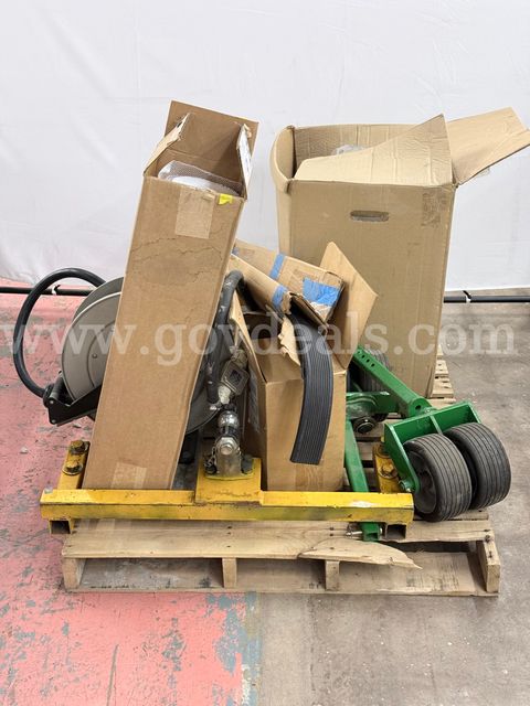 Pallet of Misc. Surplus Parts, Equipment, and Accessories