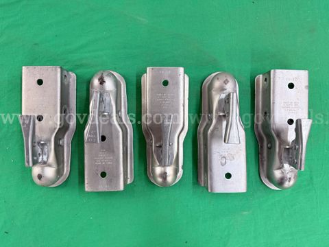 5 - 2" Ball x 3" Tongue Trailer Ball Couplers (Unknown Brands)