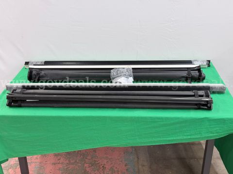 2 - Soft Roll-Up Tonneau Truck/Bed Covers with Side Rails and Accessories (May Be Missing Hardware) (L) 68" x (W) 58.5"