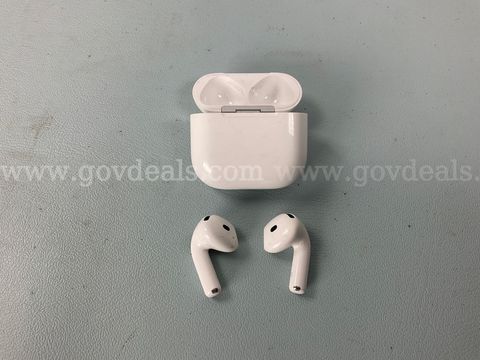 Apple AirPods Gen 4 with Charging Case, Model: A3058 (Powers On)