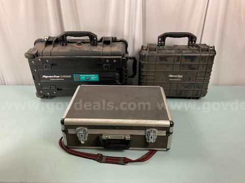 3 - Protective Equipment Cases: 2 - Apache, Models: 3800 & 5800 and 1 - Unknown Brand