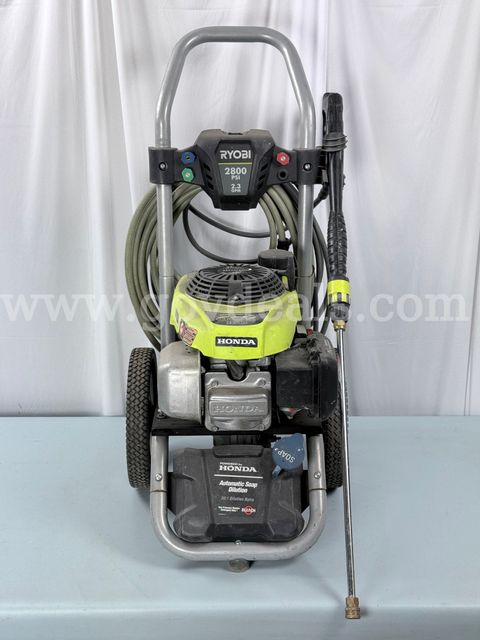 Ryobi Gas-Powered 2800 PSI Pressure Washer with Honda GCV160 Engine, Accessories, and Wand (Unable To Test)