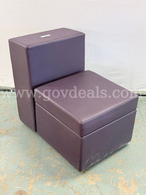 OFS Brands 2-Piece Upholstered Modular Bench with Storage Compartment (L) 22" x (D) 33" x (H) 30.5"
