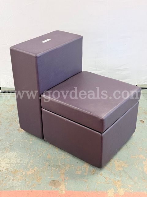 OFS Brands 2-Piece Upholstered Modular Bench with Storage Compartment (L) 22" x (D) 33" x (H) 30.5"