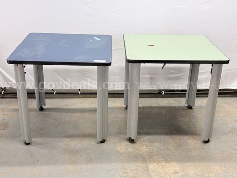 2 - Prismatique Square Tables (L) 30" x (W) 30" x (H) 29.5"