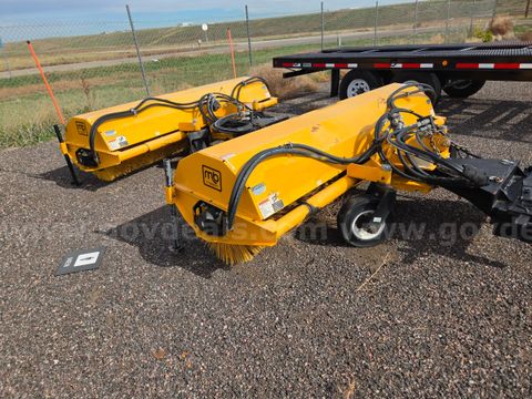 Lot of 2 - 2018 M-B Companies MC6000 10' Broom Attachments for Loader/Skid Steer