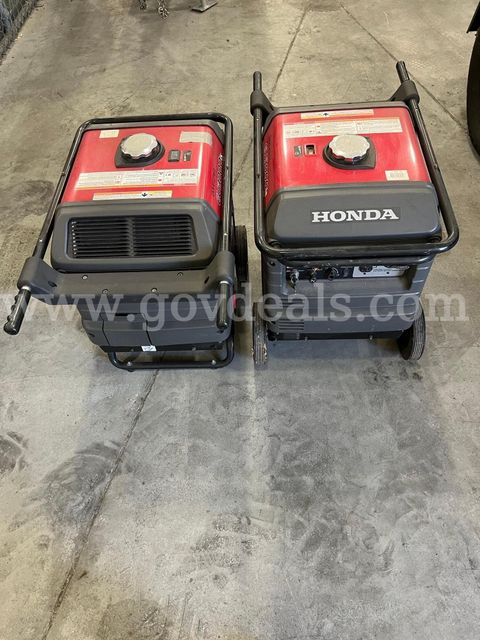 (2) Honda 3,000Watts Portable Generator. (NEEDS REPAIRS)