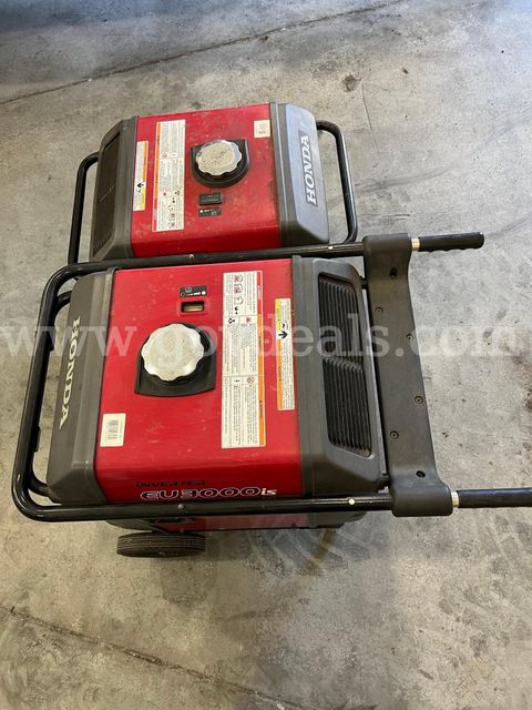 (2) Honda 3,000Watts Portable Generator. (NEEDS REPAIRS)