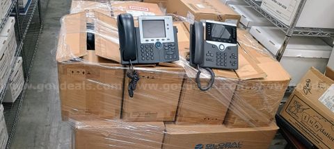 Cisco 7945's with some 7941's , 8841's and 8851's phones