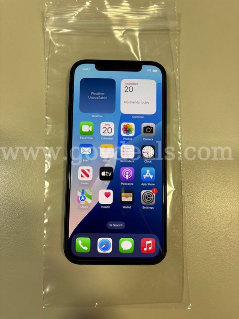 Apple iPhone 12 64GB Black – Tested & Reset – Wi-Fi/Cameras/Screen Tested (ID# 47626) (J01-2L) (No UPC) (#1)