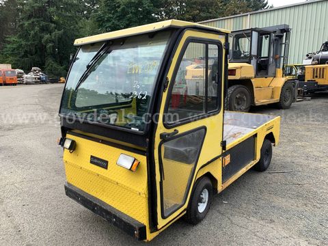 2011 Cushman Titan Electric Enclosed Cab Utility Flatbed Vehicle (ID# 47745) (GVL) (26-2362) 11700