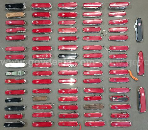 Victorinox/Wenger Lot ~78 Units (ID# 47896) (TSA #2) (NO UPC)