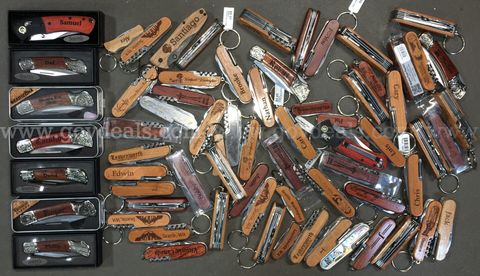 Souvenir Multi-Tool & Folding Knife Lot ~70 Units (ID# 47936) (TSA #2) (NO UPC)