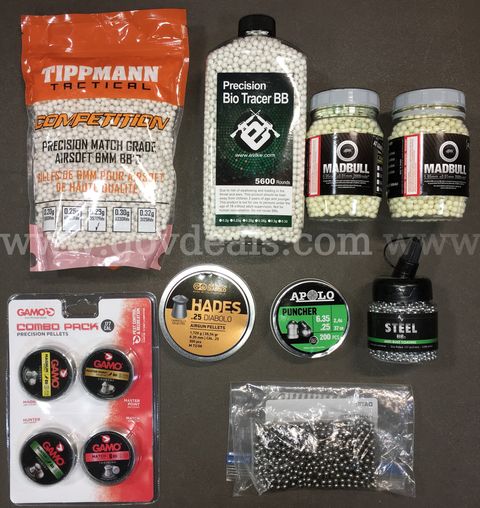Airsoft & Steel BB's Lot (ID# 47963) (TSA #2) (NO UPC)