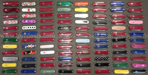 Mini Victorinox/Wenger Lot ~96 Units (ID# 47971) (TSA #2) (NO UPC)
