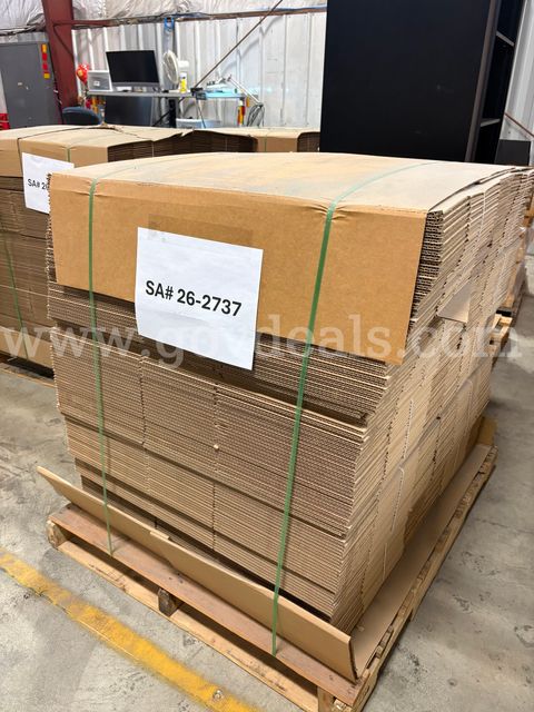 Pallet of Moving Boxes (ID# 47999) (J05-2L) (26-2737-1) 179