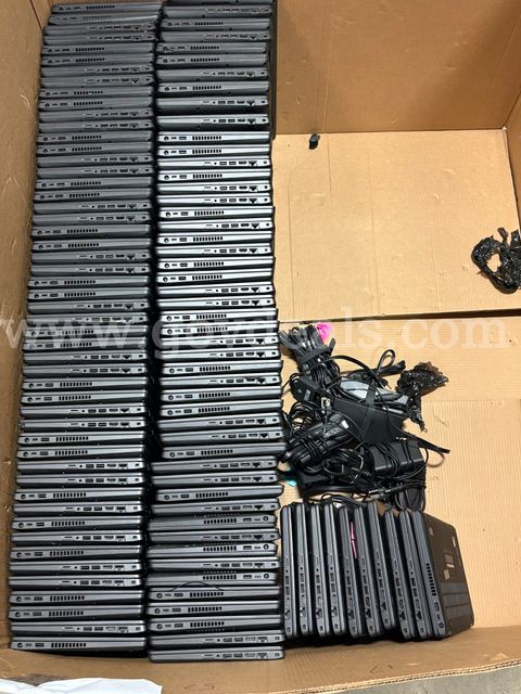 Pallet of Approx. 110 Dell Latitude Laptops (ID# 48435) (H09-1L) (26-2985-1) 12701