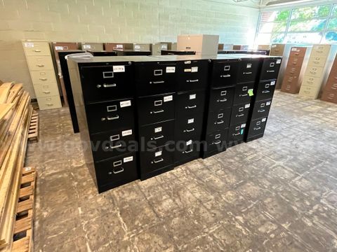 Lot of Filing Cabinets