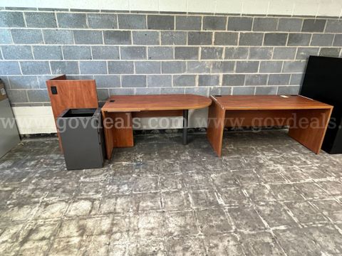 Three Piece Office Desk and Drawers