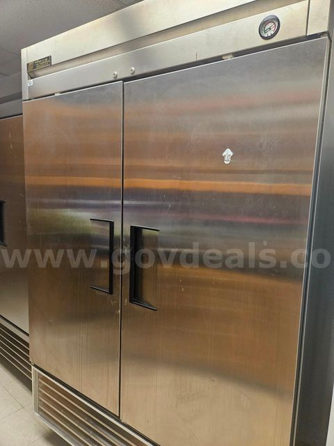 Stainless Steel Two Door Refrigerator