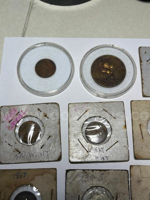 Various Wheat Pennies