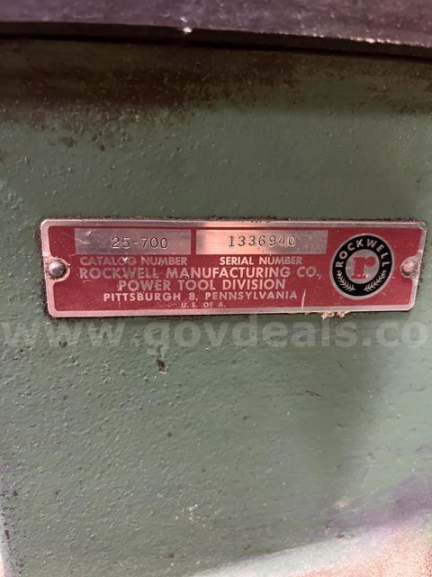 Rockwell Lathe Item #2