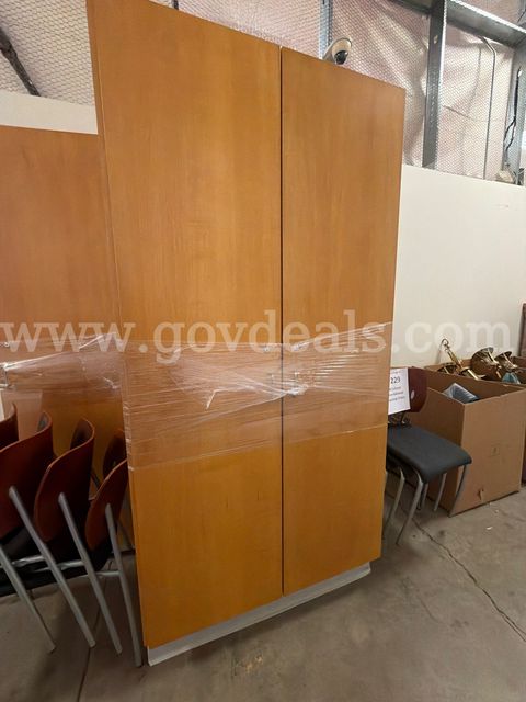 Large Two Door Wooden Cabinet