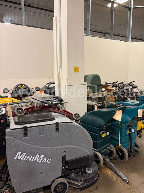 Lot of 10 Assorted Walk-Behind Floor Scrubbers