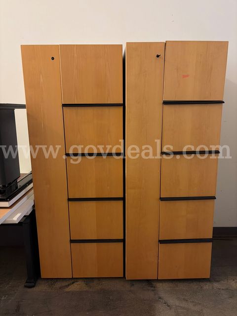 Lot of 2 Wardrobe Cabinets