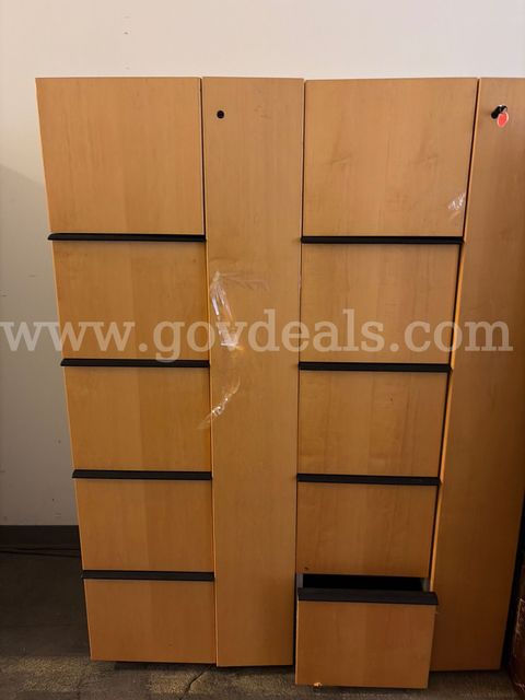 Lot of 2 Wardrobe Cabinets