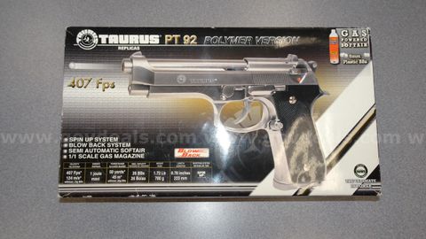 Taurus PT92 Polymer Version Gas Powered Airsoft Gun