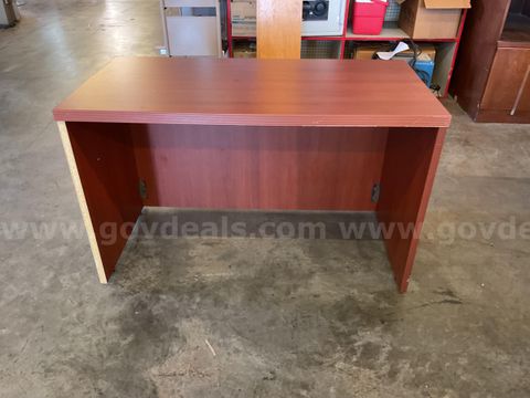 Red Wooded Desk